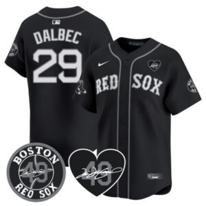 Men’s Red Sox Tim Wakefield Memorial Patch Vaper Premier Limited Jersey – All Stitched- All Stitched