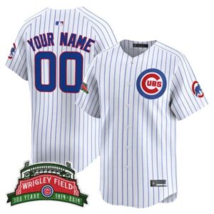 Chicago Cubs Wrigley Field Style Vapor Premier Limited Custom Jersey – All Stitched