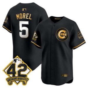 Men’s Chicago Cubs 2025 Jackie Robinson Patch Vapor Premier Limited Jersey – All Stitched