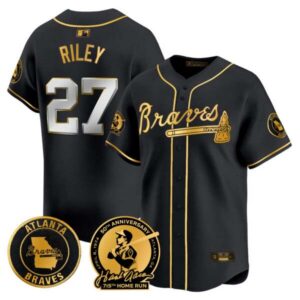 Men’s Atlanta Braves Hank Aaron 715th Home Run Patch Vapor Premier Limited Jersey – All Stitched