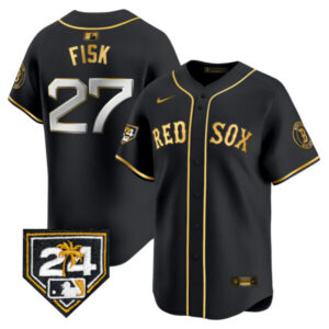Men’s Boston Red Sox 2024 Spring Training Patch Vapor Premier Limited Jersey – All Stitched