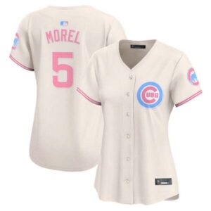 Women’s Chicago Cubs Bubblegum Pink Vapor Premier Limited Jersey – All Stitched