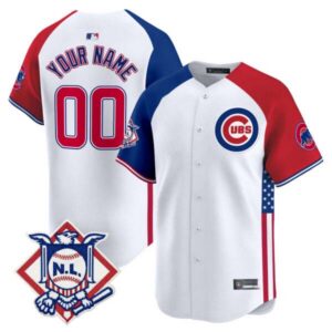 Chicago Cubs 2024 Fourth of July Vapor Premier Limited Custom Jersey V3 – All Stitched