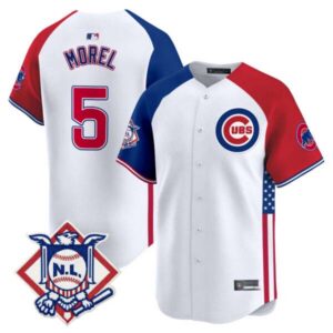 Men’s Chicago Cubs 2024 Fourth of July Vapor Premier Limited Jersey V3 – All Stitched