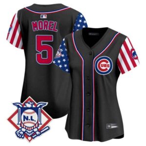 Women’s Chicago Cubs 2024 Fourth of July Vapor Premier Limited Jersey V2 – All Stitched