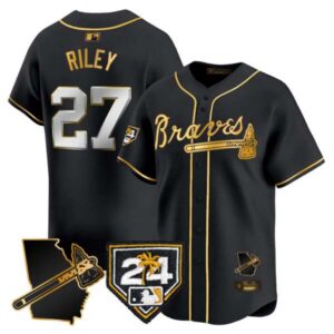Men’s Atlanta Braves 2024 Spring Training & Georgia Patch Vapor Premier Limited Jersey – All Stitched