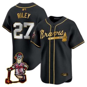 Men’s Atlanta Braves Blooper Patch Vapor Premier Limited Jersey – All Stitched