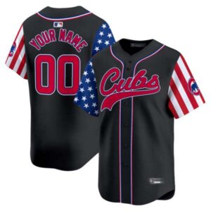 Chicago Cubs 2024 Independence Day Vapor Premier Limited Custom Jersey V2 – All Stitched