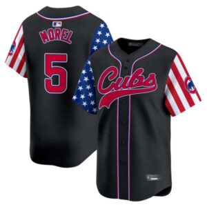 Men’s Chicago Cubs 2024 Independence Day Vapor Premier Limited Jersey V2 – All Stitched