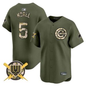 Men’s Chicago Cubs Armed Forces Day Vapor Premier Limited Jersey – All Stitched