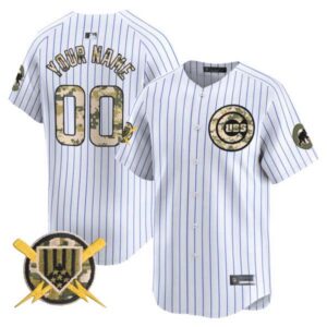 Chicago Cubs Armed Forces Day Vapor Premier Limited Custom Jersey – All Stitched