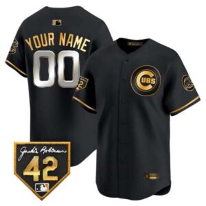Chicago Cubs 2024 Jackie Robinson Patch Vapor Premier Limited Custom Jersey V2 – All Stitched