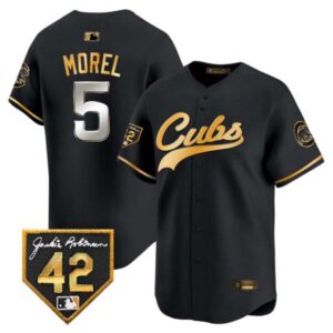 Men’s Chicago Cubs 2024 Jackie Robinson Patch Vapor Premier Limited Jersey – All Stitched