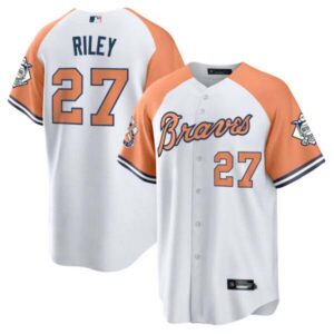 Men’s Atlanta Braves Peaches n’ Cream Jersey – All Stitched