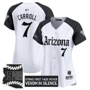 Women’s Arizona Diamondbacks ‘Gothic Desert Fang Edition’ Vapor Premier Limited Jersey – All Stitched
