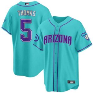 Men’s 2024 Arizona Diamondbacks Teal Purple Jersey – All Stitched