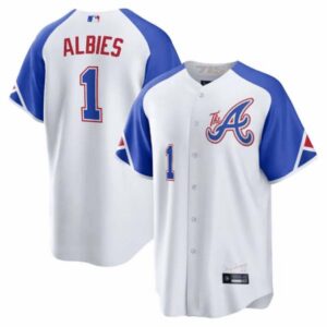 Ozzie Albies Atlanta Braves 2023 City Connect Jersey – All Stitched