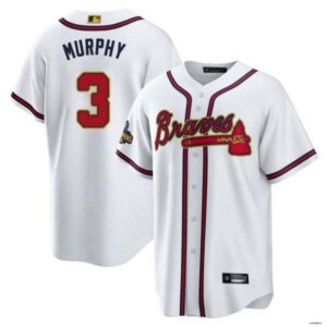 Dale Murphy Atlanta Braves 2022 World Champions Gold Trim Jersey – All Stitched