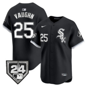 Men’s Chicago White Sox 2024 Spring Training Patch Vapor Premier Limited Jersey – All Stitched