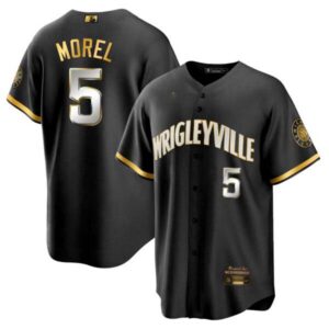 Men’s Chicago Cubs City Connect Gold Jersey – All Stitched