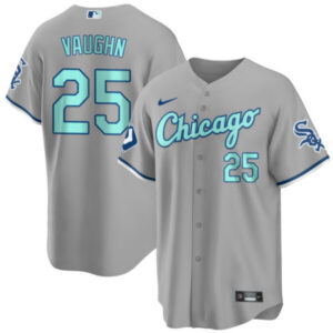 Men’s Chicago White Sox Gray Collection Jersey – All Stitched