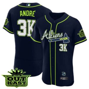 Men’s Atlanta Braves Atliens Flex Base Jersey V4 – All Stitched