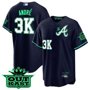 Men’s Atlanta Braves Atliens The A Cool Base Jersey – Galaxy Version – Stitched