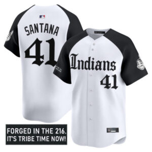 Men’s Cleveland Indians ‘Gothic Iron Edition’ Vapor Premier Limited Jersey V2 – All Stitched