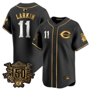 Men’s Cincinnati Reds 150th Anniversary Patch Vapor Premier Limited Jersey – All Stitched