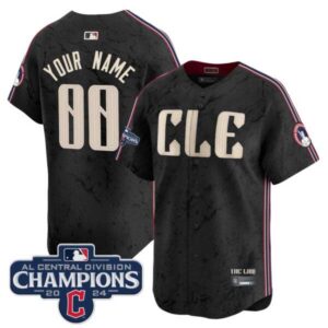 Cleveland Guardians 2024 AL Central Division Champions Vapor Premier Limited Custom Jersey – All Stitched