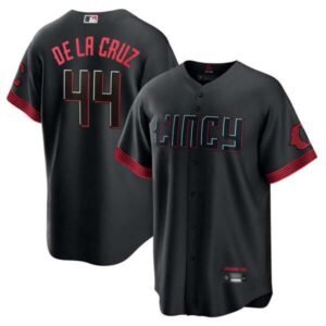 Elly De La Cruz Cincinnati Reds 2023 City Connect Black Jersey – All Stitched