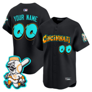 Cincinnati Reds ‘Graffiti Queen City Edition’ Vapor Premier Limited Custom Jersey – All Stitched