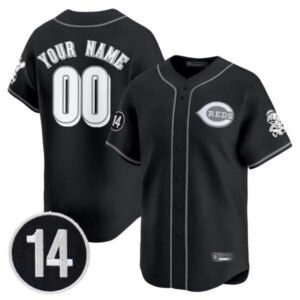 Cincinnati Reds 2025 Lights Out Vapor Premier Limited Custom Jersey – Pete Rose Patch – All Stitched