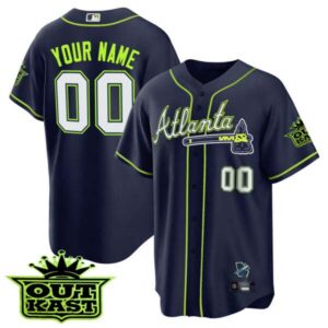 Atlanta Braves Outkast Cool Base Custom Jersey V3 – All Stitched