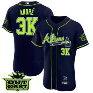 Men’s Atlanta Braves Atliens Flex Base Jersey V3 – All Stitched
