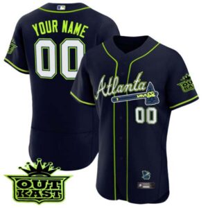 Atlanta Braves Outkast Flex Base Custom Jersey V3 – All Stitched