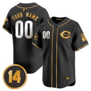 Cincinnati Reds Pete Rose Patch Vapor Premier Limited Custom Jersey – All Stitched