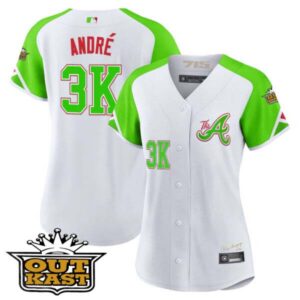 Women’s Atlanta Braves Atliens City Connect Flex Base Jersey – All Stitched