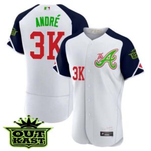 Men’s Atlanta Braves Atliens City Connect Flex Base Jersey – All Stitched