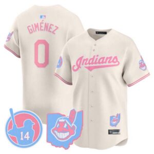 Unisex Cleveland Indians Larry Doby Bubblegum Pink Vapor Premier Limited Jersey – All Stitched