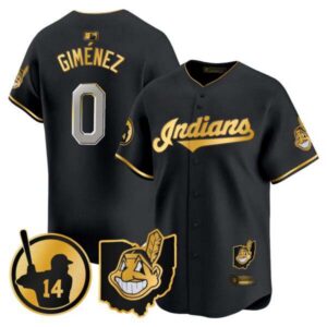 Men’s Cleveland Indians Larry Doby Patch Vapor Premier Limited Jersey – All Stitched