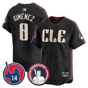Men’s Cleveland Guardians Larry Doby Patch City Connect Vapor Premier Limited Jersey – All Stitched