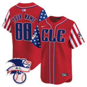 Cleveland Guardians 2024 Fourth of July Vapor Premier Limited Custom Jersey – All Stitched