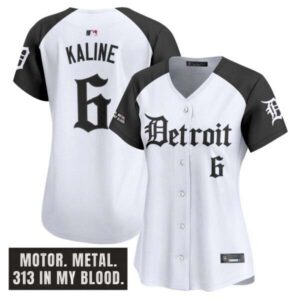 Women’s Detroit Tigers ‘Motor Gothic Edition’ Vapor Premier Limited Jersey – All Stitched