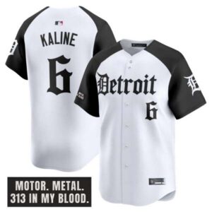 Men’s Detroit Tigers ‘Motor Gothic Edition’ Vapor Premier Limited Jersey – All Stitched