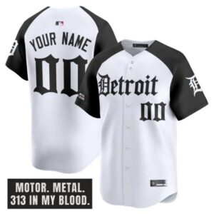 Detroit Tigers ‘Motor Gothic Edition’ Vapor Premier Limited Custom Jersey – All Stitched