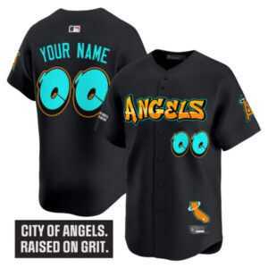 Los Angeles Angels ‘Graffiti Halo Drop Edition’ Vapor Premier Limited Custom Jersey – All Stitched