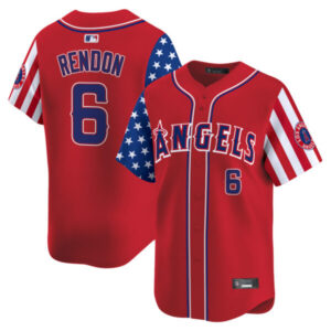 Men’s Los Angeles Angels 2025 Independence Day Vapor Premier Limited Jersey – All Stitched