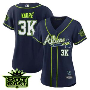 Women’s Atlanta Braves Atliens Jersey – All Stitched