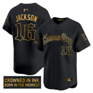 Men’s Kansas City Royals ‘Gothic Crown Edition’ Gold Vapor Premier Limited Jersey – All Stitched